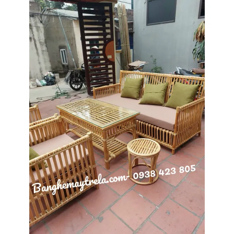 Sofa mây tự nhiên phòng khách 721987