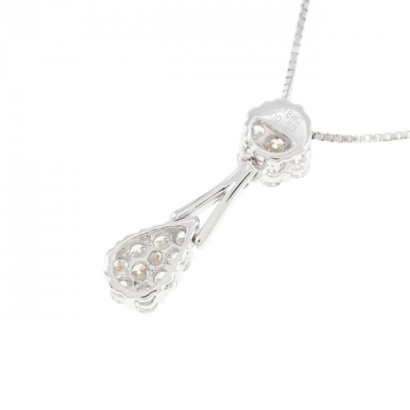 K18WG Dây chuyền kim cương 0.50CT - Hàng hiệu Chính hãng 860546