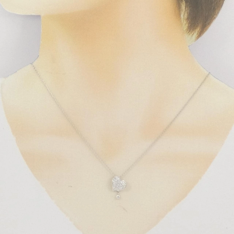 Dây chuyền kim cương hình trái tim Vandome 0.30CT - Hàng hiệu Authentic 843269