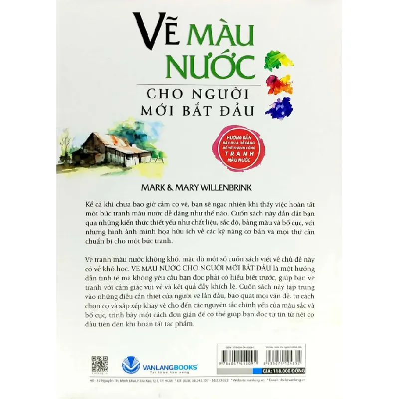 Vẽ Màu Nước Cho Người Mới Bắt Đầu - Mark Willenbrink, Mary Willenbrink 286046