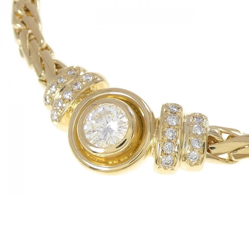 Dây chuyền kim cương 750YG 0.583CT - Hàng hiệu Chính hãng 855786