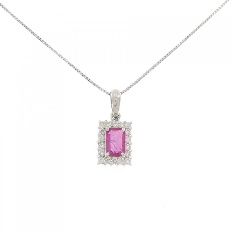 Dây chuyền ruby PT900/PT850 0.43CT - Hàng hiệu Chính hãng 857805