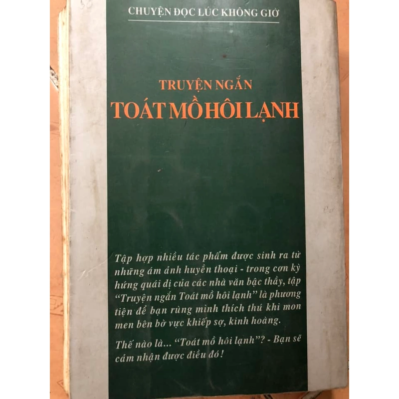 Truyện ngắn Toát mồ hôi lạnh - Nhiều tác giả, Hoài Anh tuyển dịch 306764