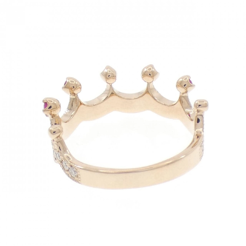 Nhẫn Ruby K18PG Crown 0.10CT - Hàng hiệu Chính hãng 851182