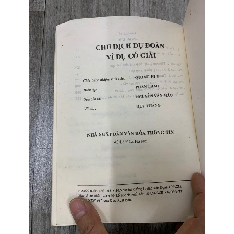 Chu dịch dự đoán các ví dụ có giải. 1b5 518429