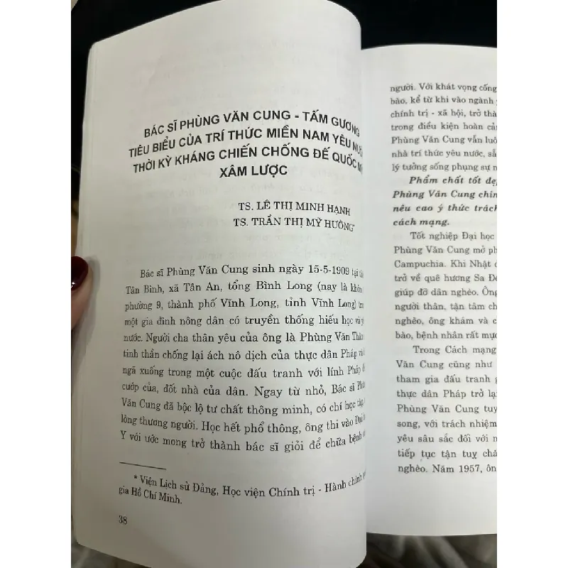 Nhà trí thức yêu nước Phùng Văn Cung với cách mạng miền Nam 722329