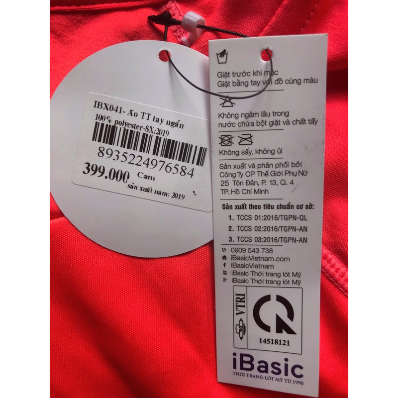 Áo thể thao nữ Ibasic new tag 69870