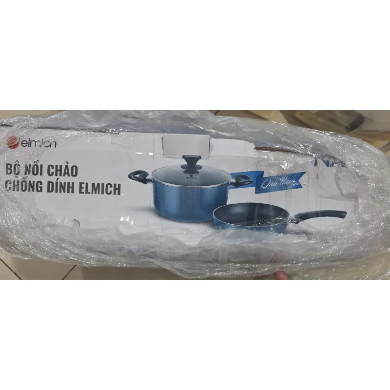 Bộ nồi chảo Elmich EDA 0864 cỡ nhỏ hàng mới 100% 756761