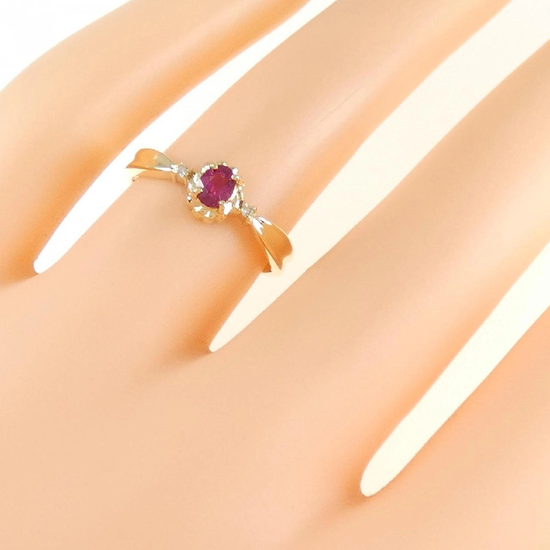Nhẫn ruby K18YG 667914