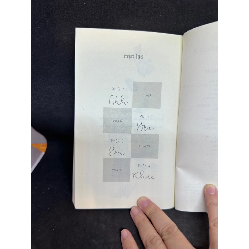 Anh Ấy Đã Không Nắm Tay Tôi, Hiên, Mới 90% (Kèm Phụ Kiện, Trang đầu ghi chữ), 2017 SBM2407 450673