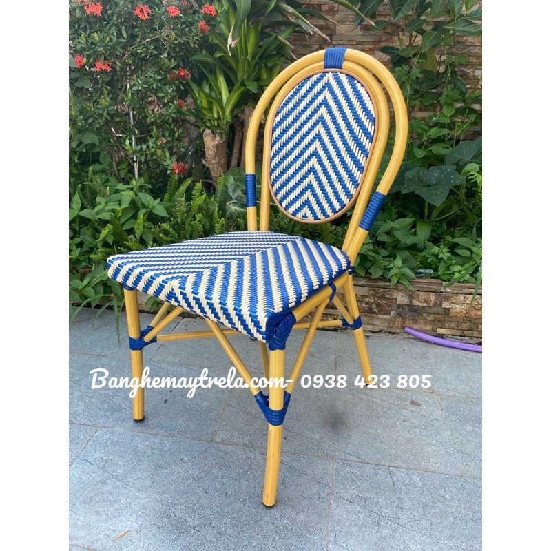 Ghế khung nhôm đan nhựa 444681