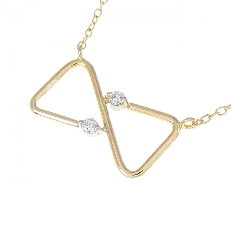 K18YG/PT Dây chuyền kim cương - Hàng hiệu Authentic 860624