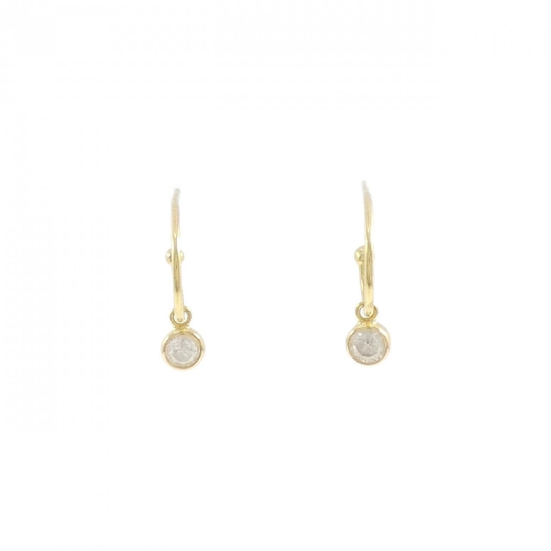 K18YG Bông tai kim cương 0.14CT - Hàng hiệu Authentic 869417