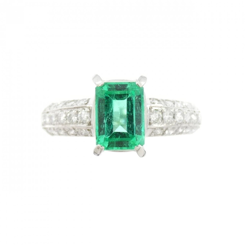 Nhẫn Emerald PT900 1.04CT - Hàng hiệu Chính hãng 850831