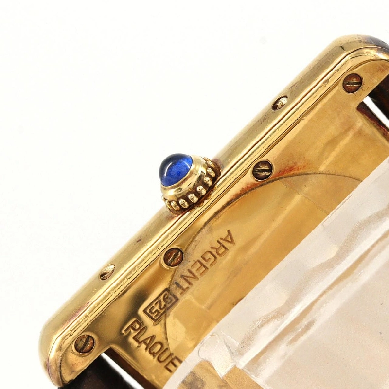 Cartier Must Tank Date LM W1014154 Bạc Quartz - Hàng hiệu Chính hãng 880558