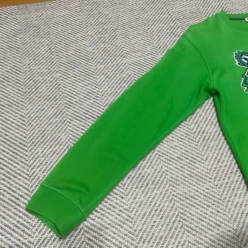 Áo Kenzo thêu đầu hổ màu xanh lá cây size M 757751