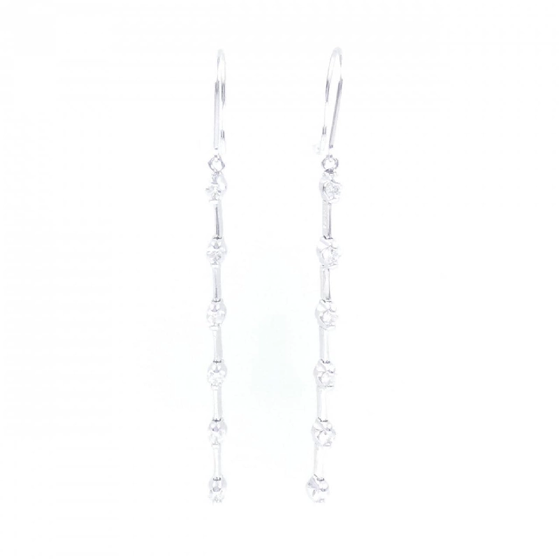 K18WG/K14WG Bông tai kim cương 0.72CT - Hàng hiệu Chính hãng 870120