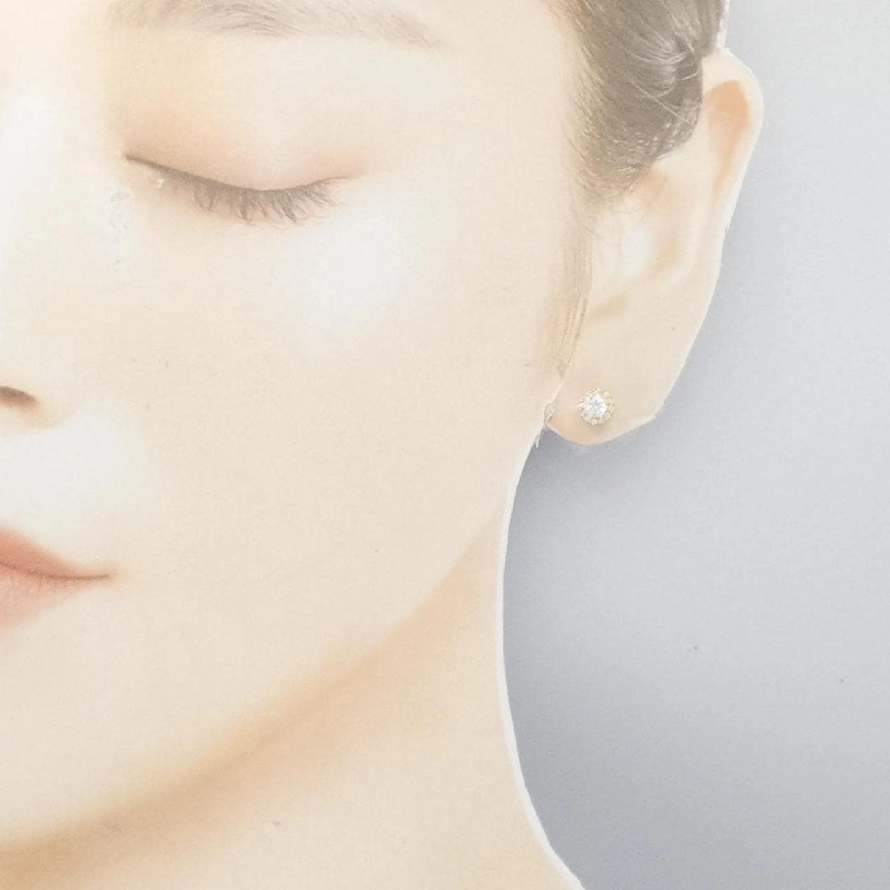 K18YG/ST Bông tai kim cương 0.219CT 0.233CT D VS2 VG - Hàng hiệu Chính hãng 874607