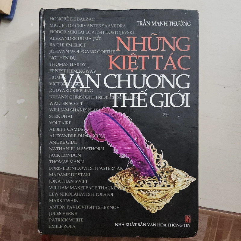 Sách Những kiệt tác văn chương thế giới của Trần Mạnh Thường 542973