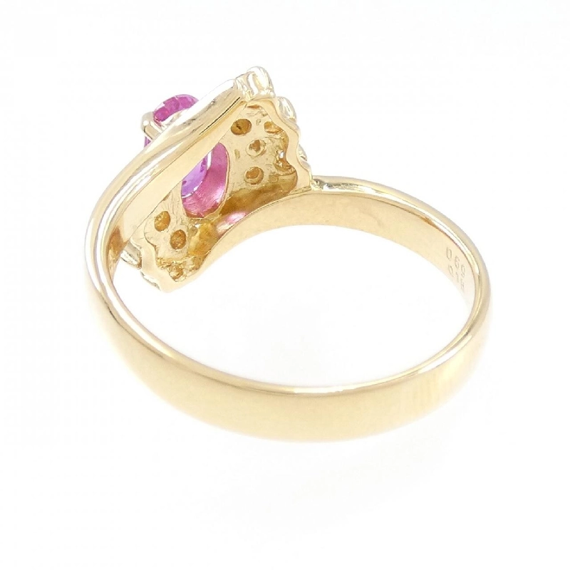 Nhẫn Sapphire K18YG 0.69CT 673008