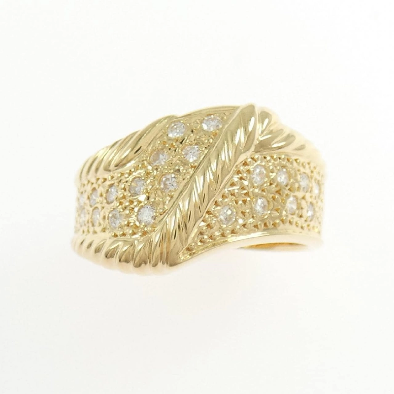 Nhẫn kim cương K18YG 0.25CT 670949