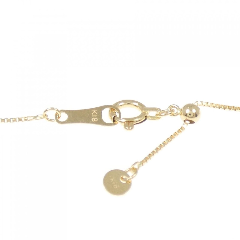 K18YG 2WAY Dây chuyền kim cương 0.142CT - Hàng hiệu Chính hãng 857896