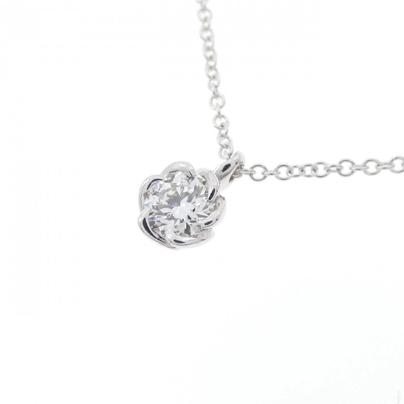 K18WG Solitaire Dây chuyền kim cương 0.255CT - Hàng hiệu Chính hãng 859427