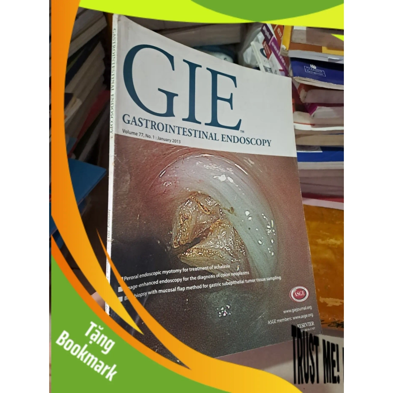 (TẶNG BOOKMARK) GIE Gastrointestinal Endoscopy volume 77 no 1 1/2013 RBK0808 TẠP CHÍ, THIẾT KẾ, THỜI TRANG 944341
