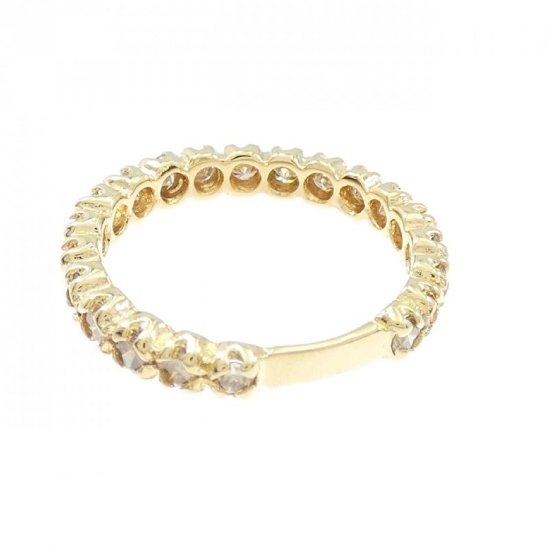 Nhẫn kim cương K18YG Half Eternity 1.0CT - Hàng hiệu Chính hãng 854204