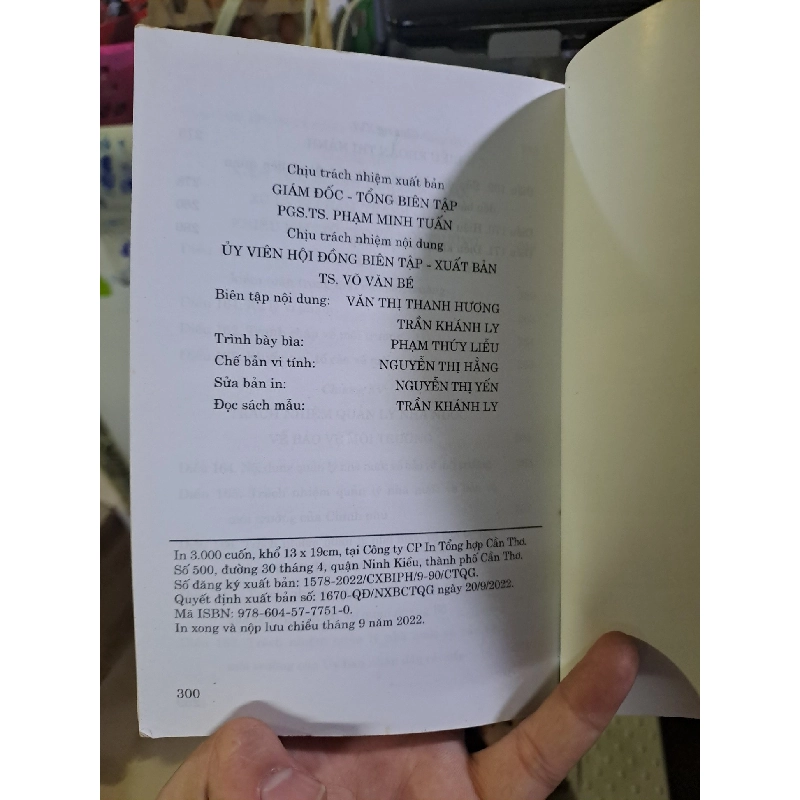 Luật bảo vệ môi trường mới 90% 2022 GIÁO TRÌNH, CHUYÊN MÔN HCM1709 919583