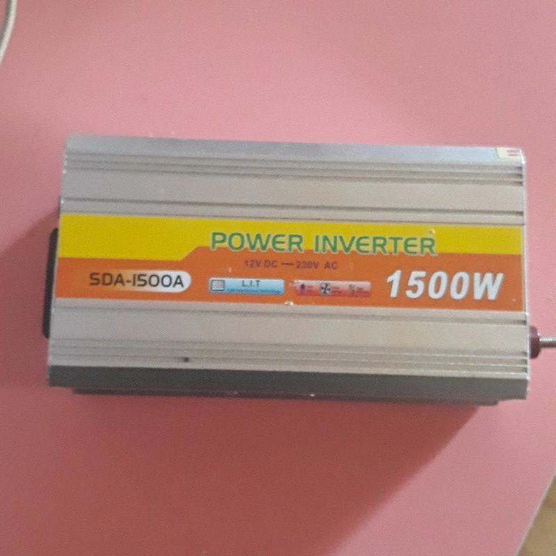 inverter 12 - 220 , 1500w, đầy đủ dây 361215