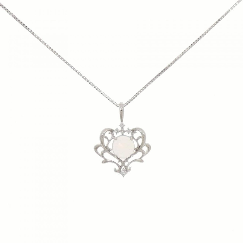 Dây chuyền opal PT900/PT850 0.60CT - Hàng hiệu Authentic 860000