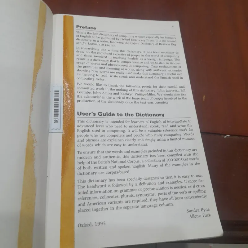 OXFORD dictionary of Computing 752281