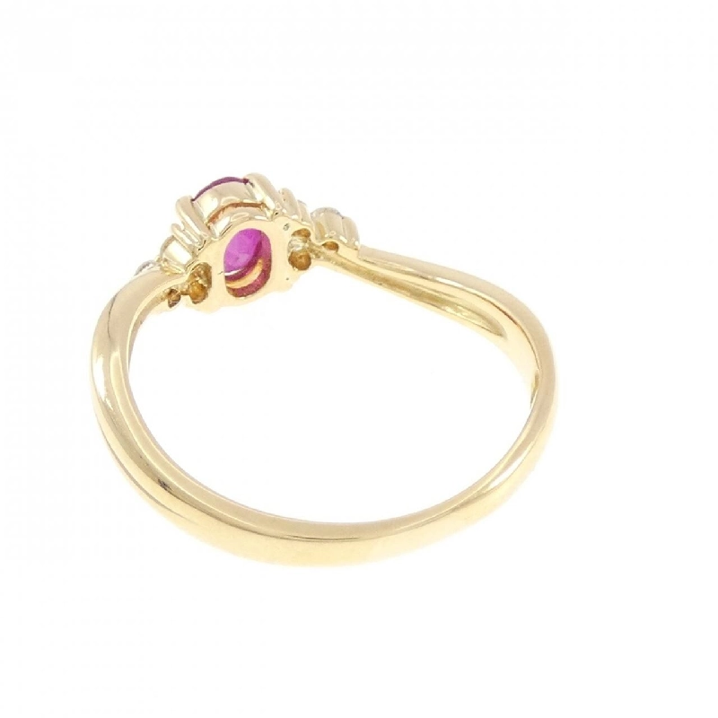 Nhẫn ruby K18YG 0.423CT 668924