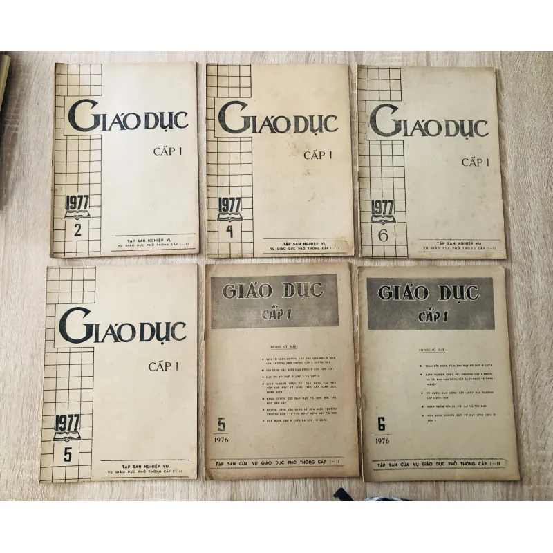 Lô 15 cuốn Tập san Giáo dục cấp 1 (Tiểu học) – sách xưa 929465