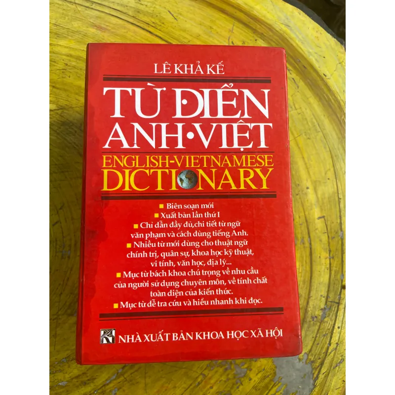 TỪ ĐIỂN ANH - VIỆT -ENGLISH - VIETNAMESE DICTIONARY- LÊ KHẢ KẾ 730591
