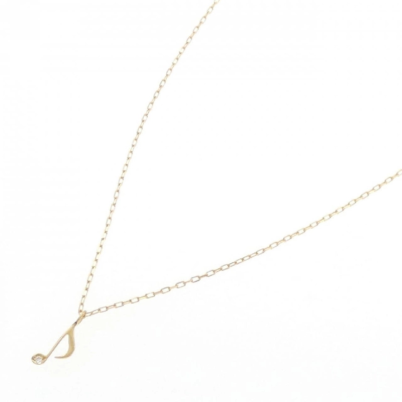 K18YG Diamond Necklace 0.003CT - Hàng hiệu Authentic 862198