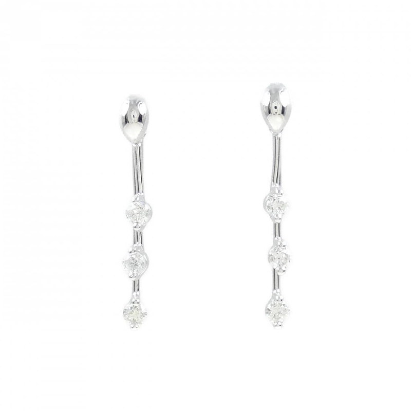 K18WG Bông tai kim cương 0.50CT - Hàng hiệu Chính hãng 871191