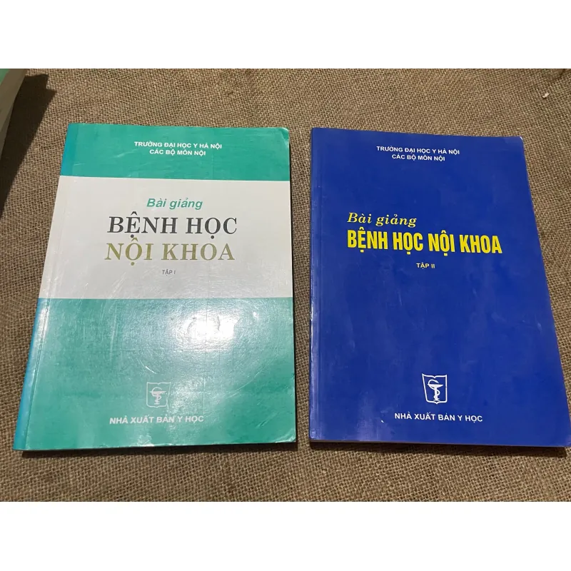 BÀI GIẢNG BỆNH HỌC NỘI KHOA TẬP 1 & 2, SÁCH Y, KHỔ LỚN 569804