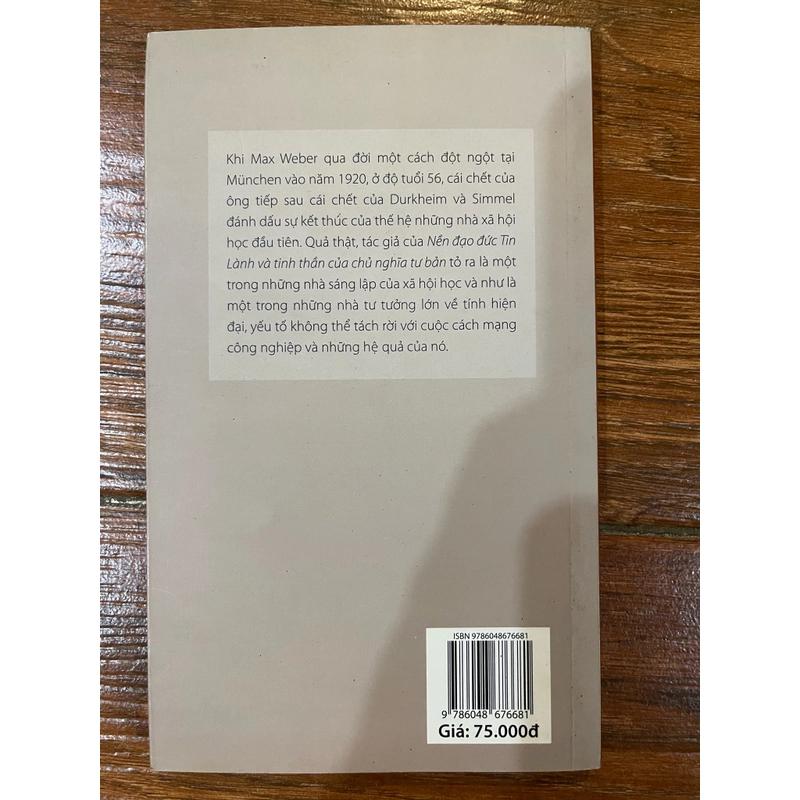 Tư tưởng Max Weber - Laurent Fleury (9) 450724