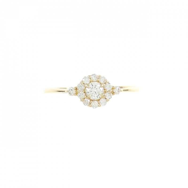 Nhẫn kim cương K18YG 0.22CT - Hàng hiệu Authentic 860689