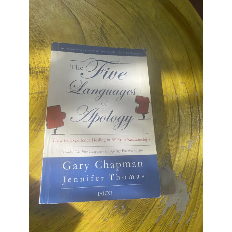 THE FIVE LANGUAGES OF APOLOGY- GARY CHAPMAN- JENNIFER THOMAS 594502