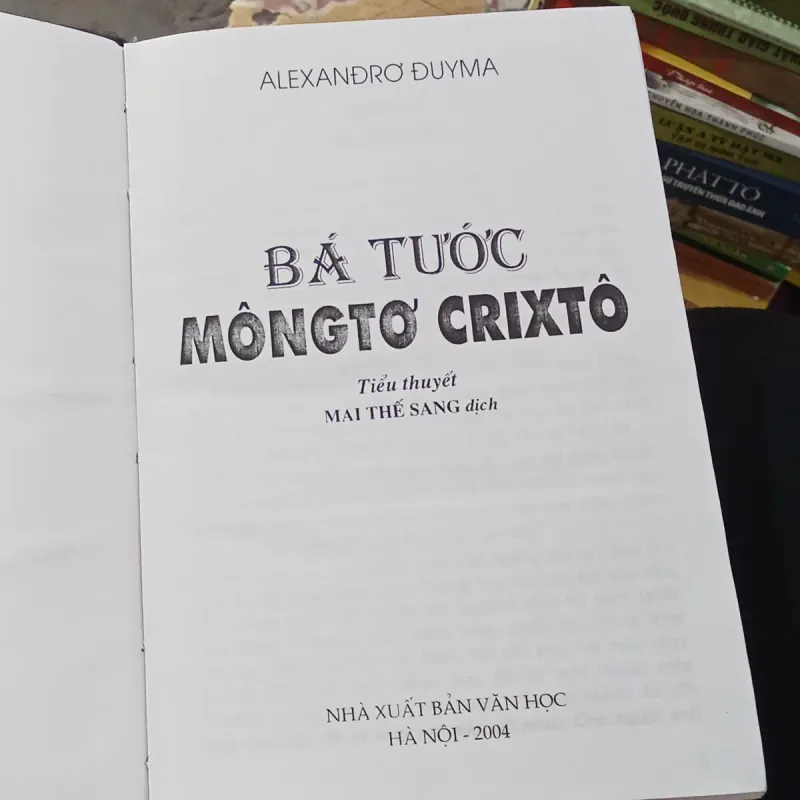 Bá Tước Môngtơ Crixtô - Alexandre Đuyma 1022939