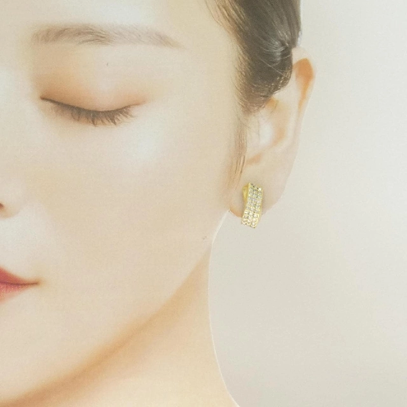 Bông tai/khuyên tai kim cương K18YG 1.00CT - Hàng hiệu chính hãng 869313