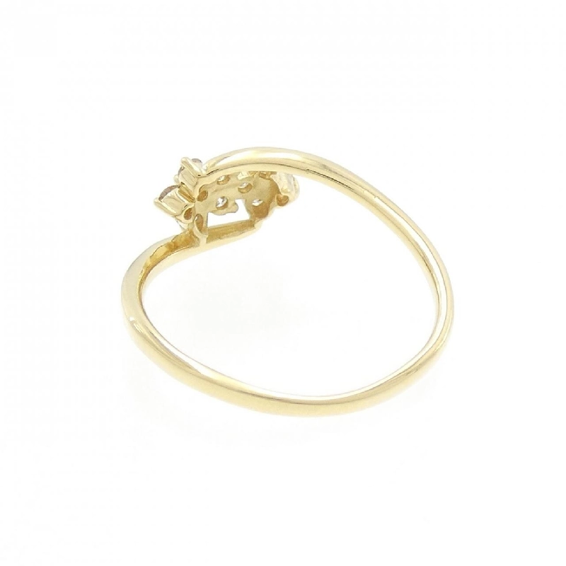 【Sản phẩm mới】Nhẫn kim cương K18YG hình hoa 0.20CT 671515