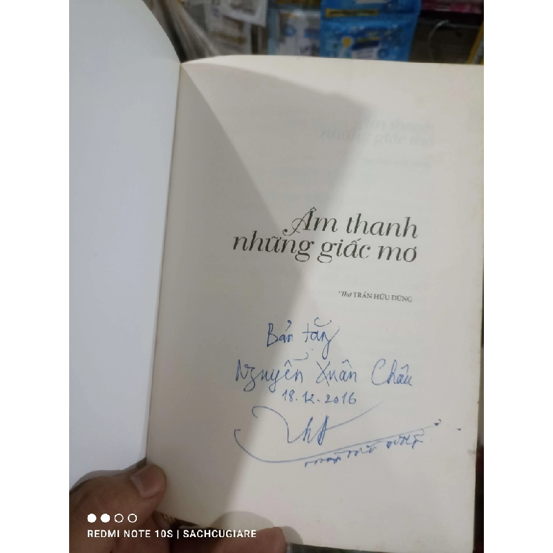 Âm thanh những giấc mơ - Hữu Dũng 2016 mới 80% ố Văn học Việt Nam HCM2702 930101