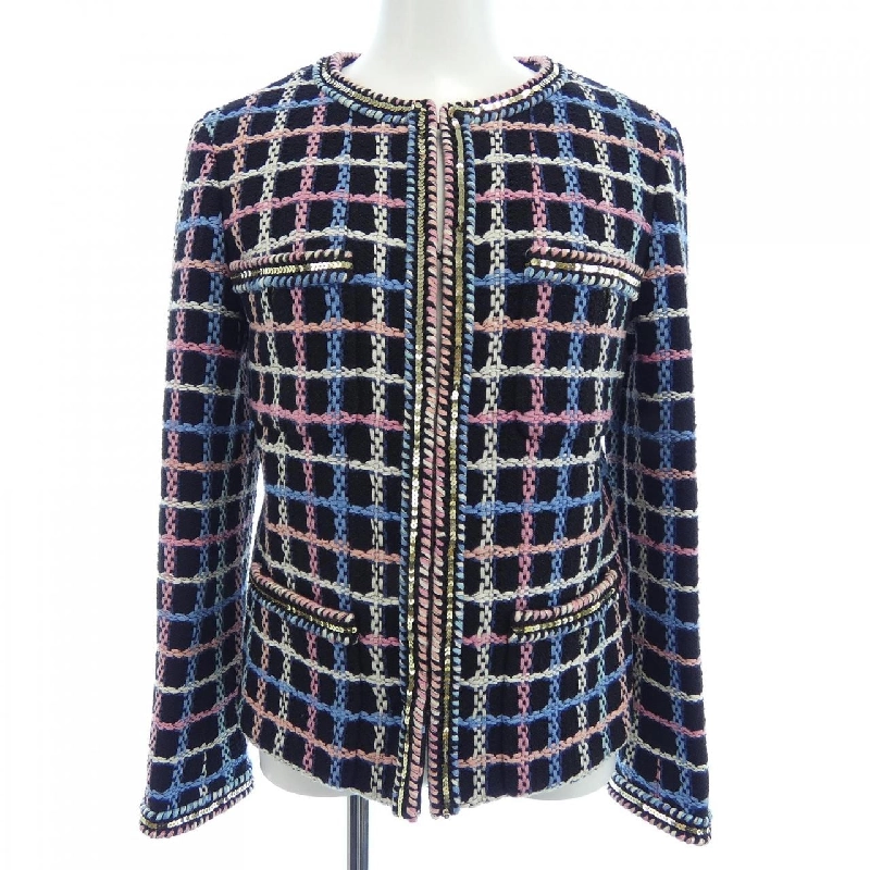 CHANEL P72500V64261 22S Áo khoác không cổ - Hàng hiệu Authentic 821992