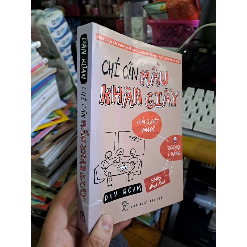(TẶNG BOOKMARK) Chỉ cần mẩu khăn giấy - Dan Roam - 2014 mới 90% bẩn nhẹ - KỸ NĂNG - RBK0111 941028