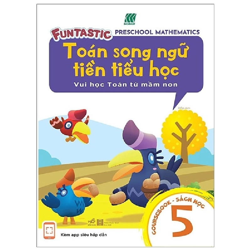 Đọc sách cùng PK - Sách Toán song ngữ tiền tiểu học - sách học 5 - Sadi 2019 New 100%  - Nhã Nam 237949
