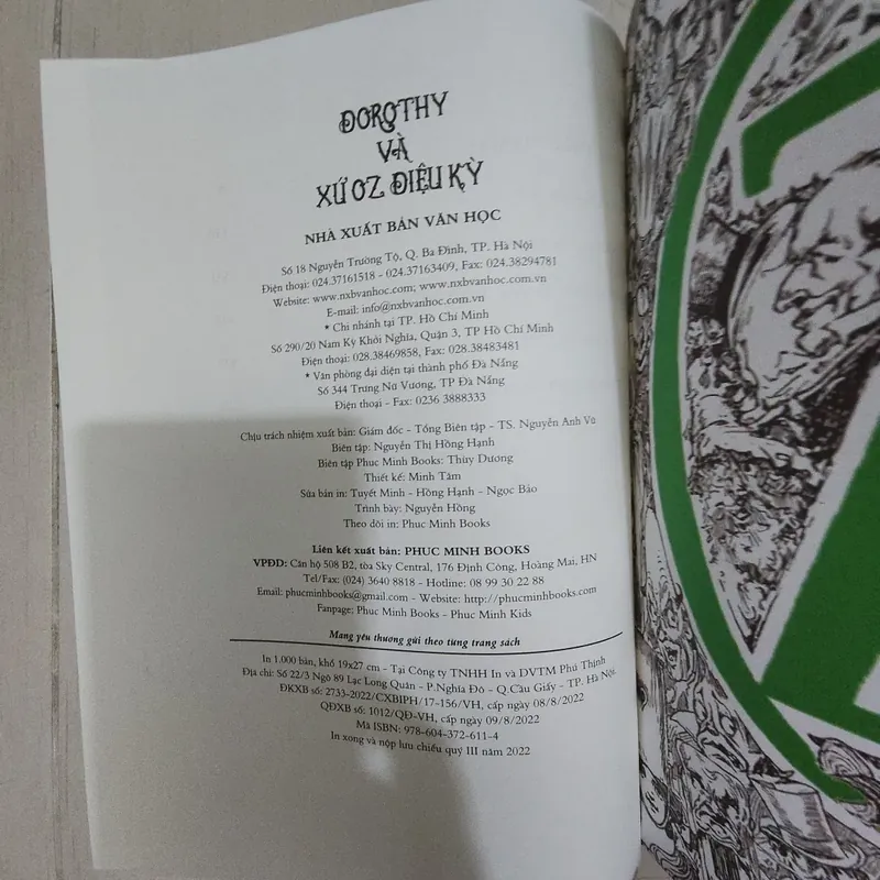 Sách Dorothy và xứ Oz diệu kỳ của Frank Baum mới 95% 527340